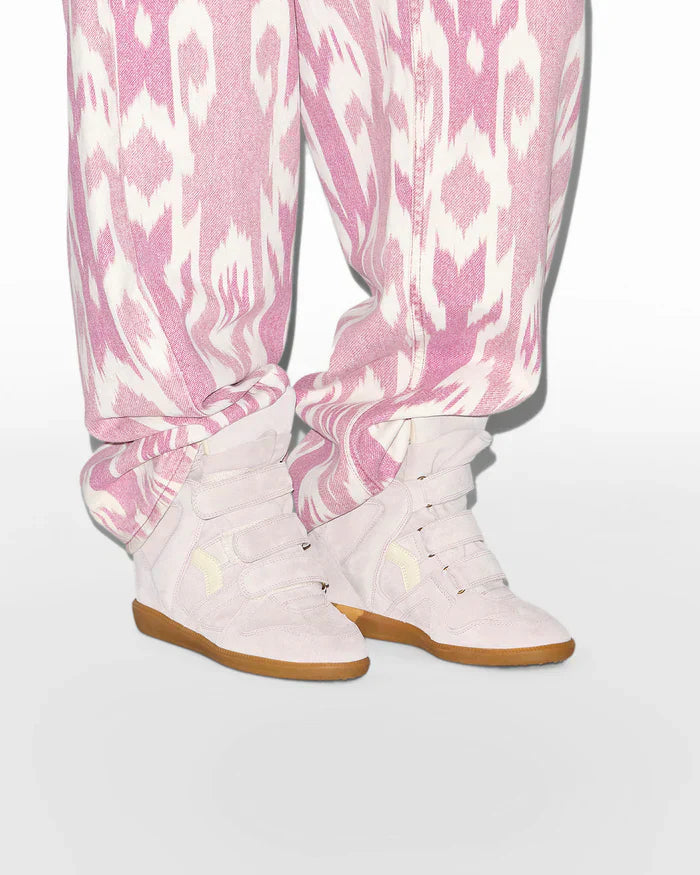 Bekett leather wedge sneakers