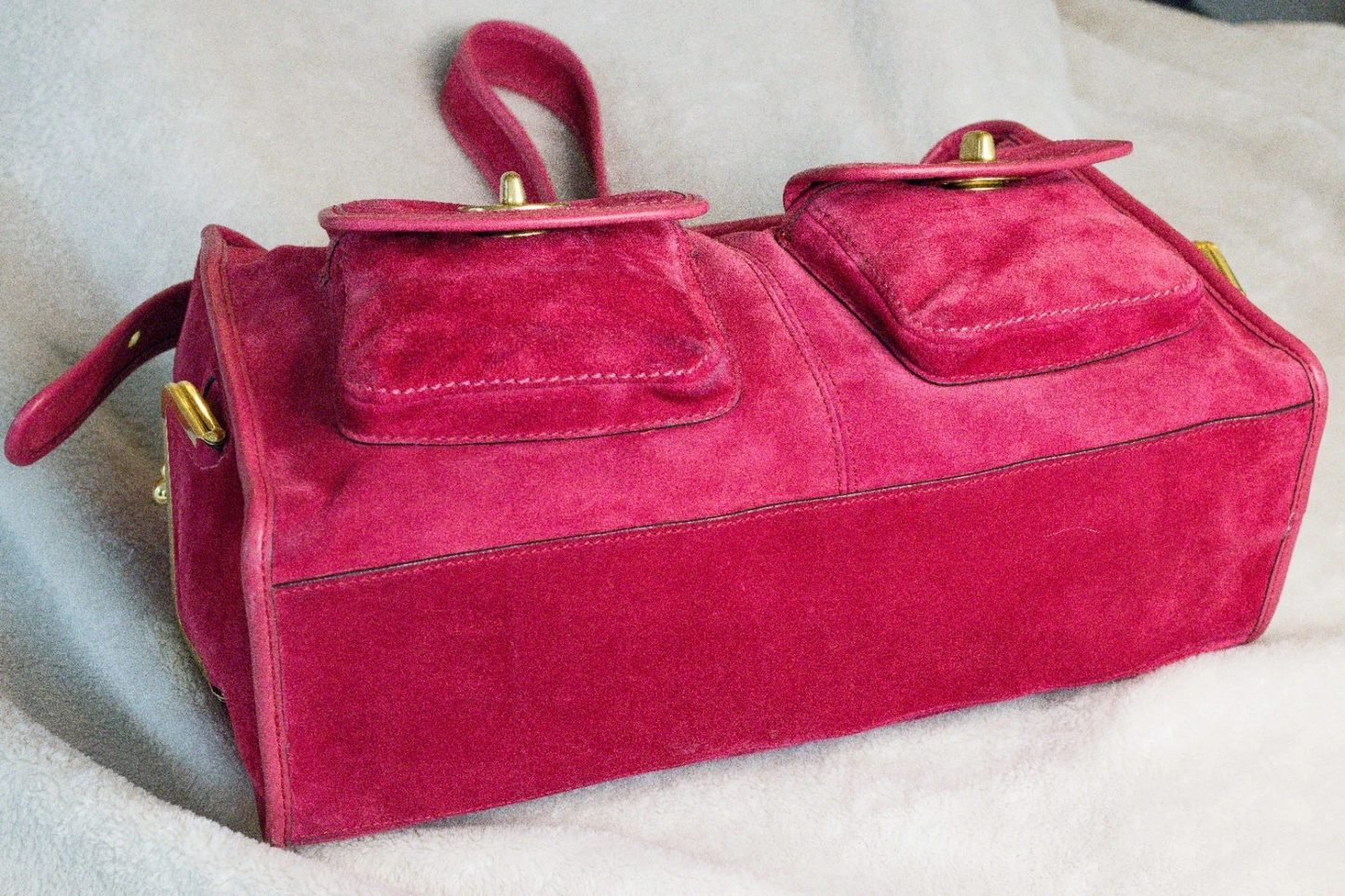 Coach 12797 Raspberry Bleecker Haversack Bag Limited Edition Rare Vintage 2008