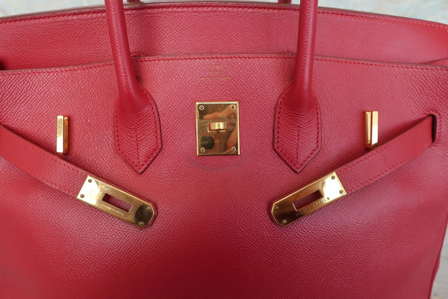 Hermès Birkin 25 Le Tournay Veau Swift Black Gold Metal Fittings 2008