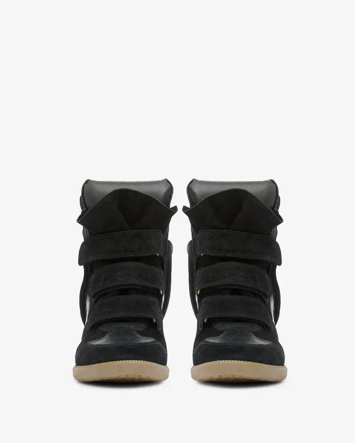 Bekett leather wedge sneakers