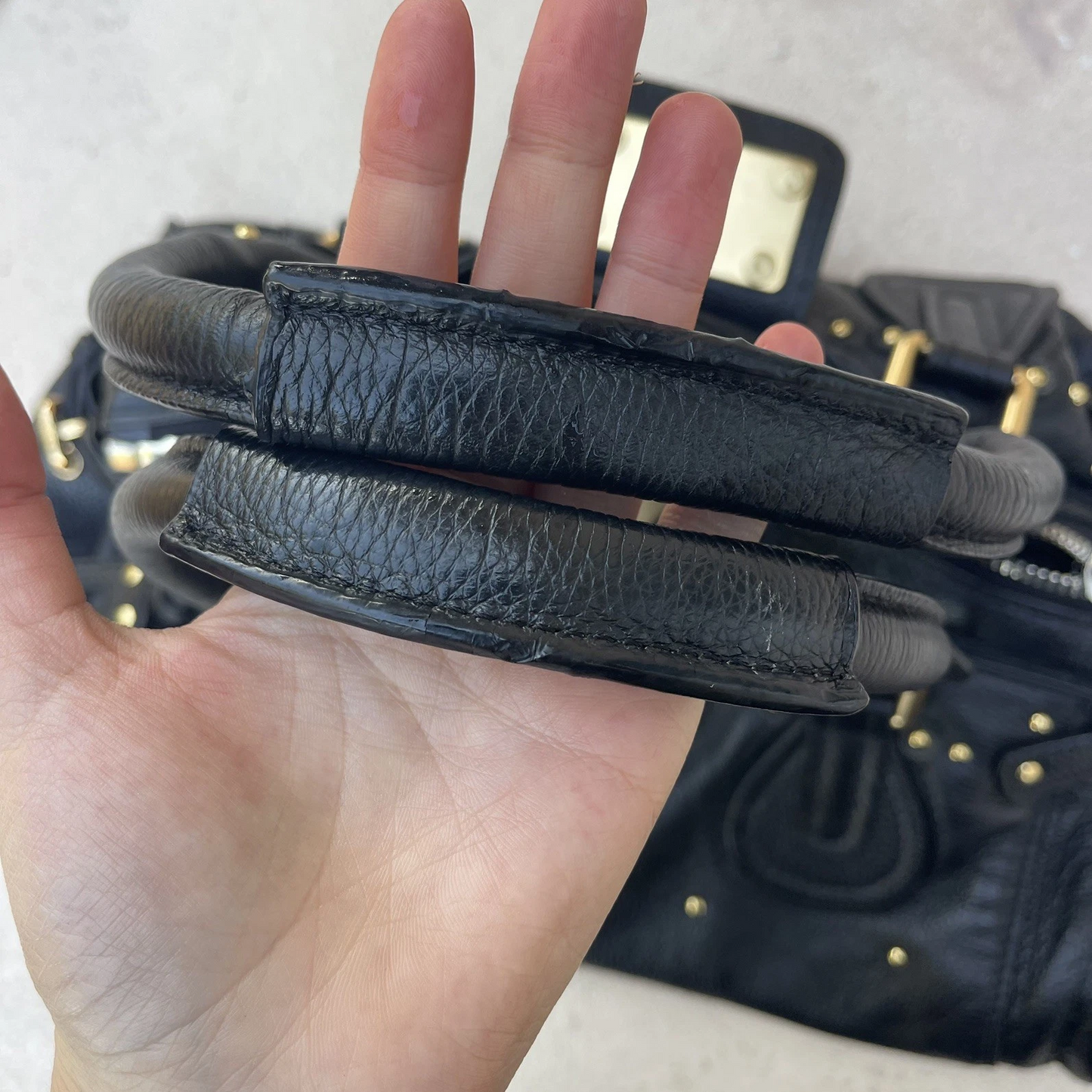 Chloe Hand Bag Paddington Black Black Leather 2885871