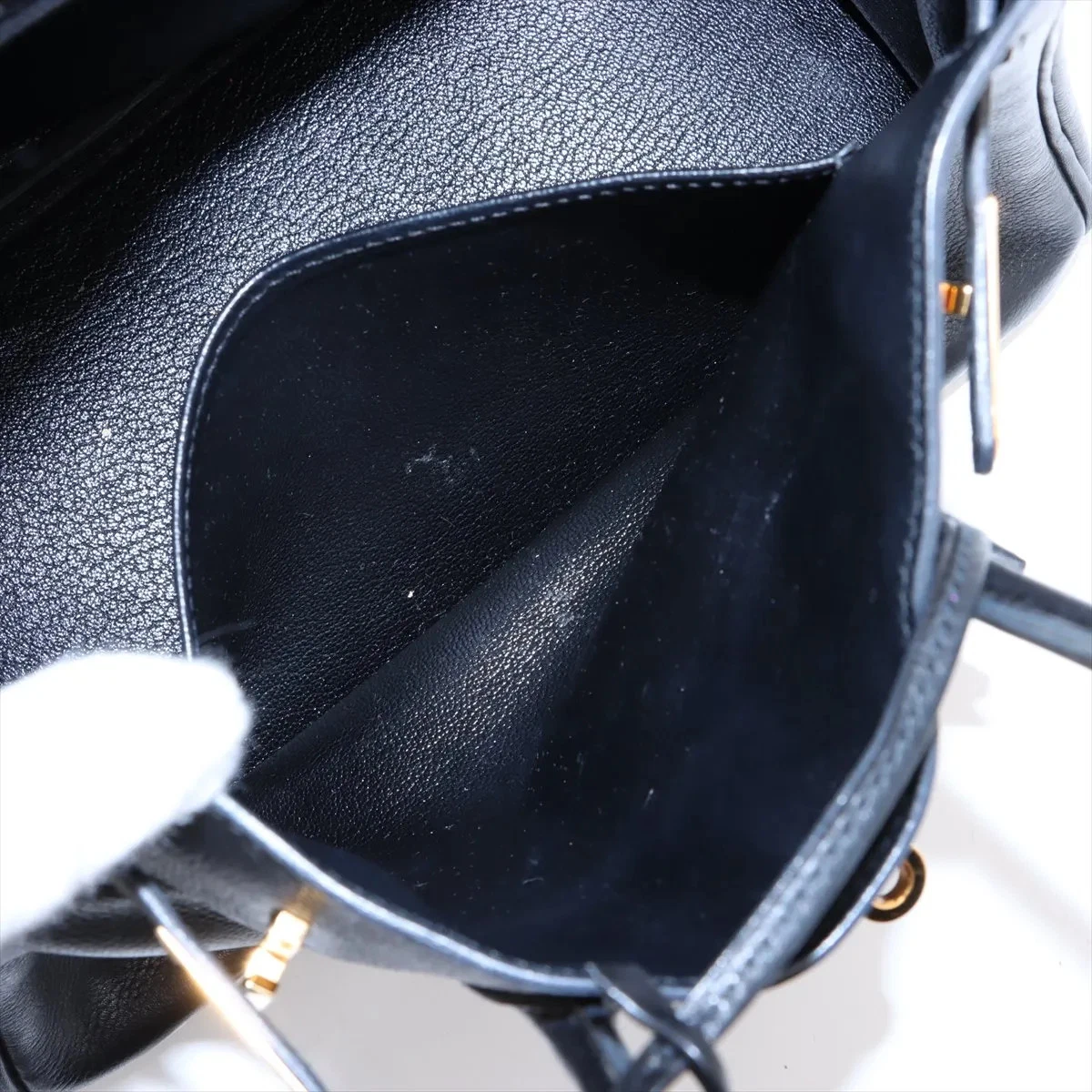 HERMES Birkin 35 Courchevel Handbag Rouge Vif Square B (1998)