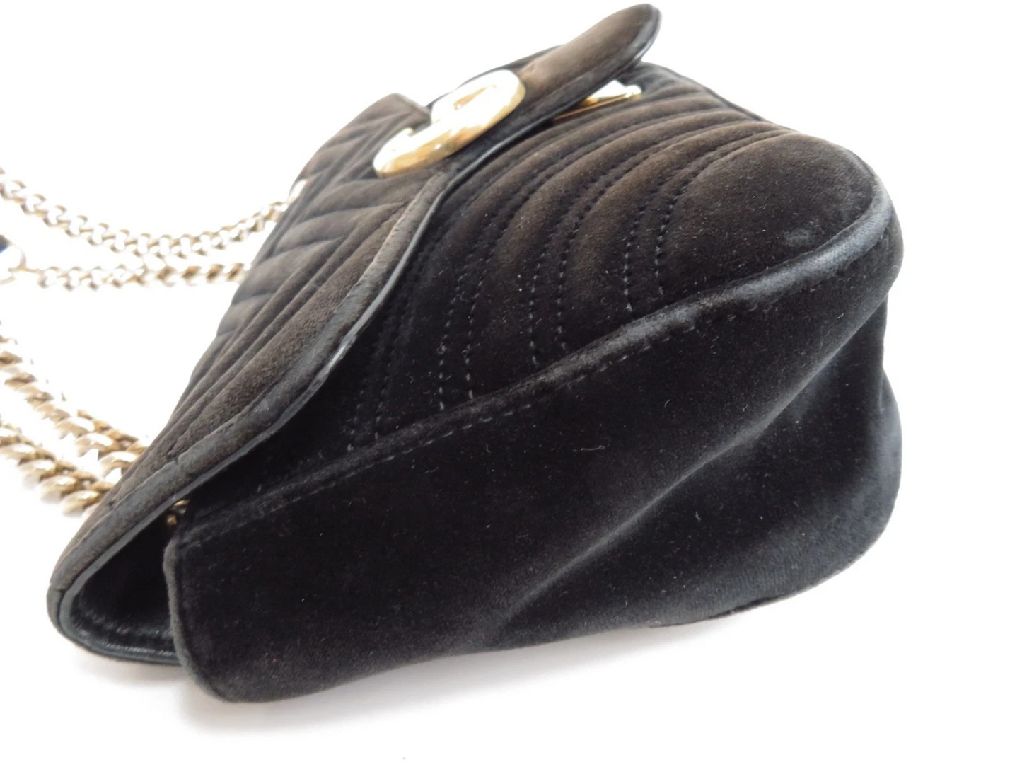 Gucci Vintage GG PVC Leather Sherry Line Mini Boston Bag Authenticity From Japan