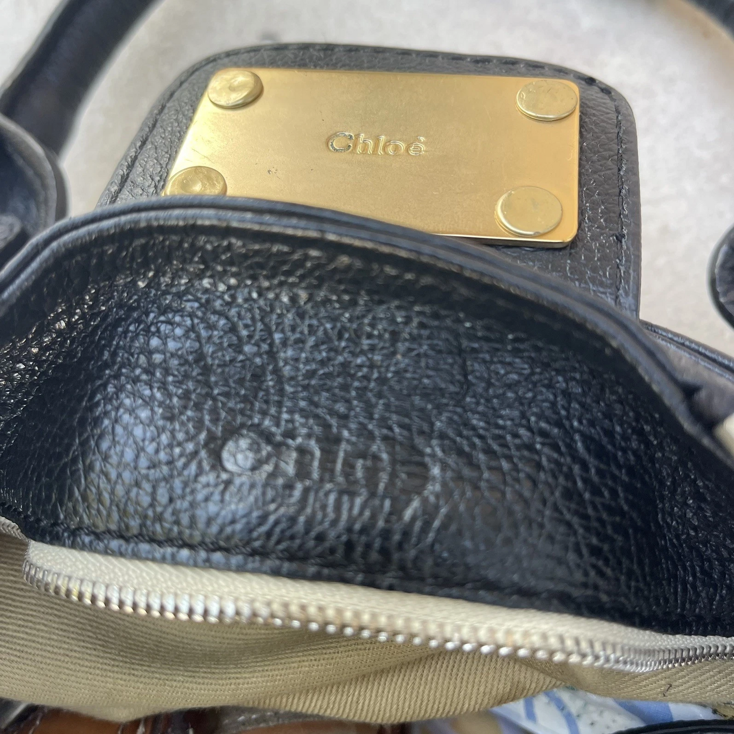 Chloe Hand Bag Paddington Black Black Leather 2885871