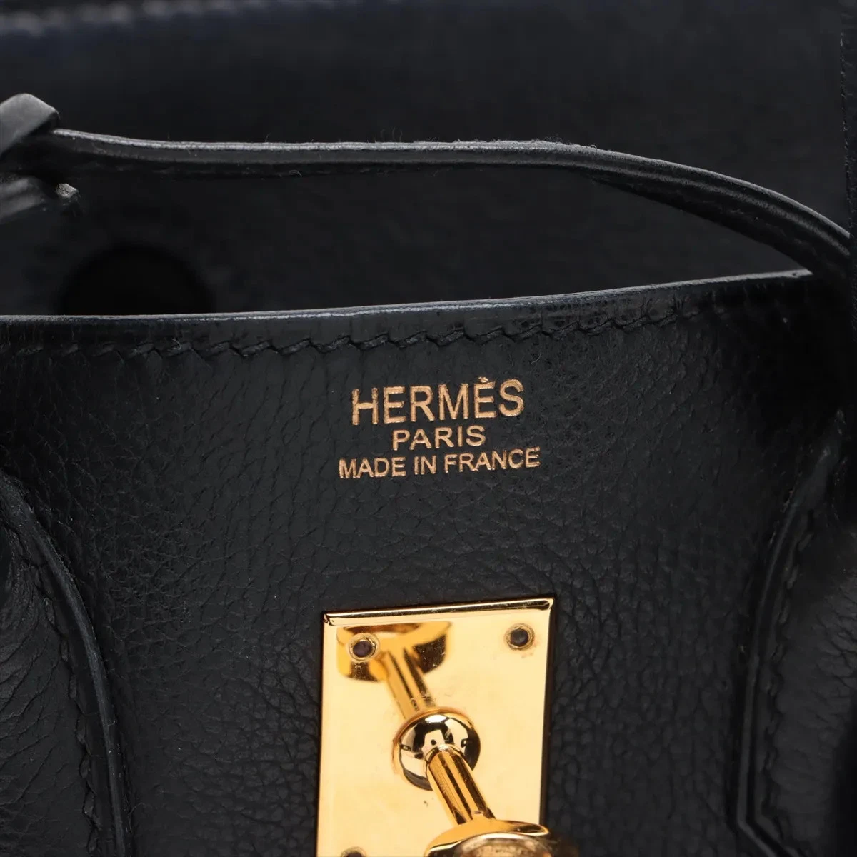 HERMES Birkin 35 Courchevel Handbag Rouge Vif Square B (1998)