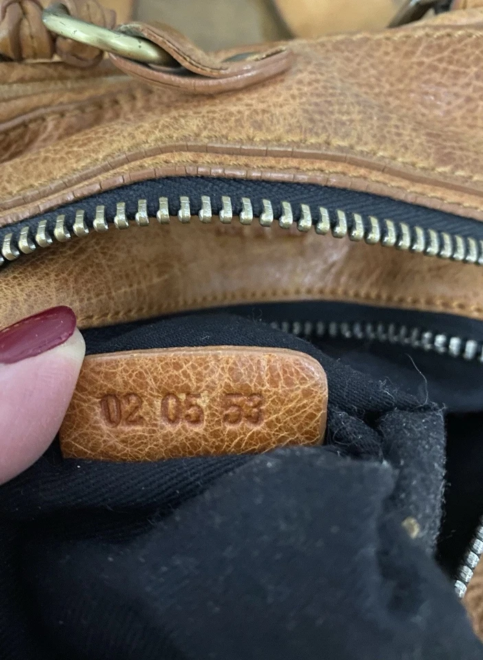 Chloe Paddington Handbag Shoulder Bag Leather Brown Good