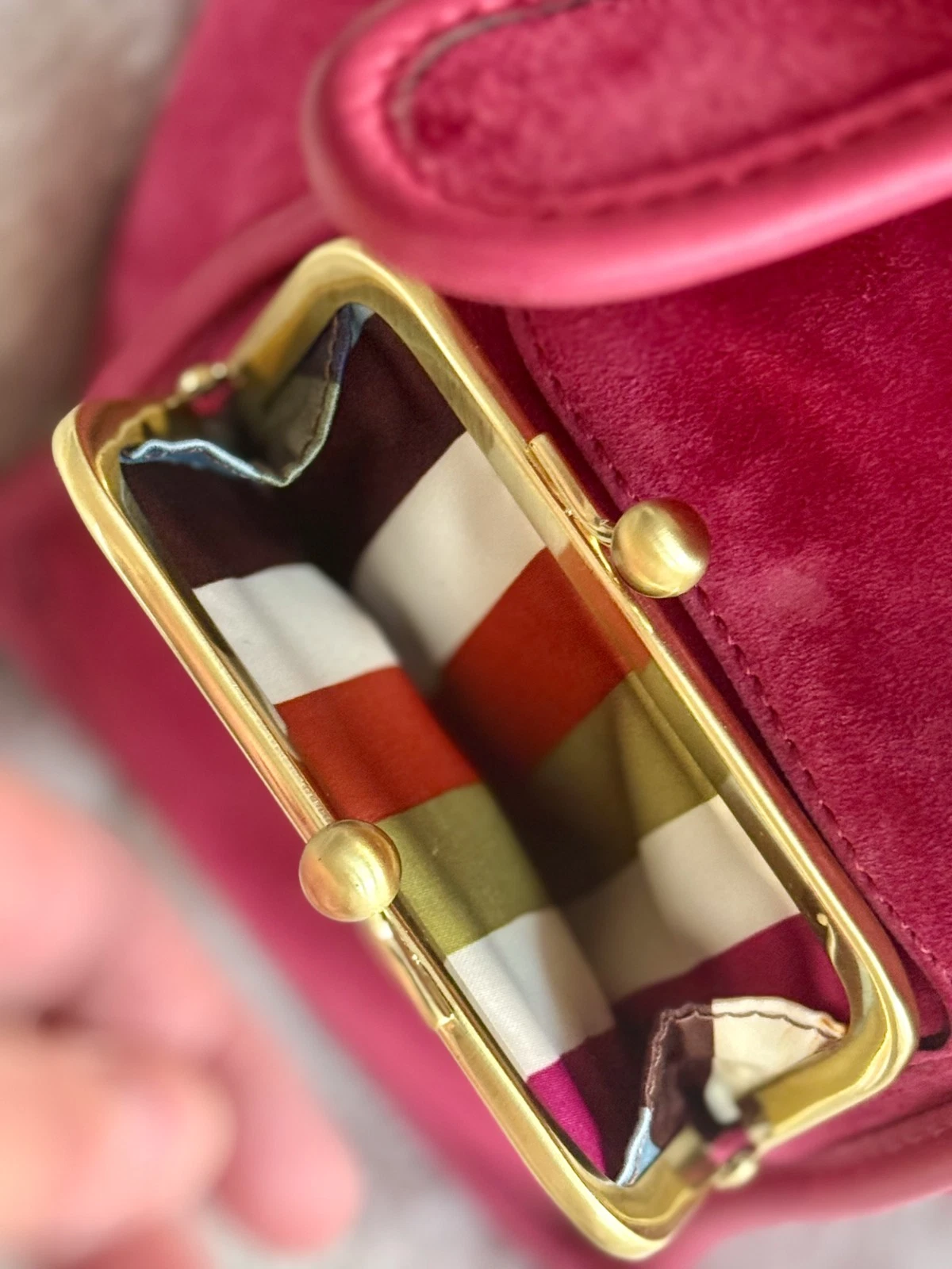 Coach 12797 Raspberry Bleecker Haversack Bag Limited Edition Rare Vintage 2008