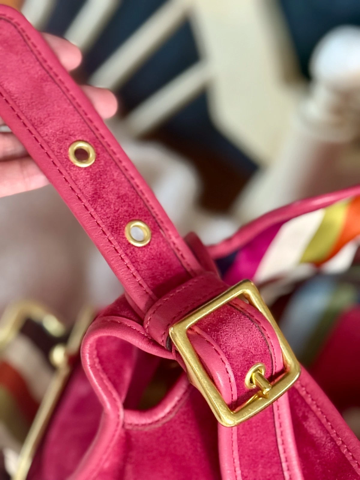 Coach 12797 Raspberry Bleecker Haversack Bag Limited Edition Rare Vintage 2008