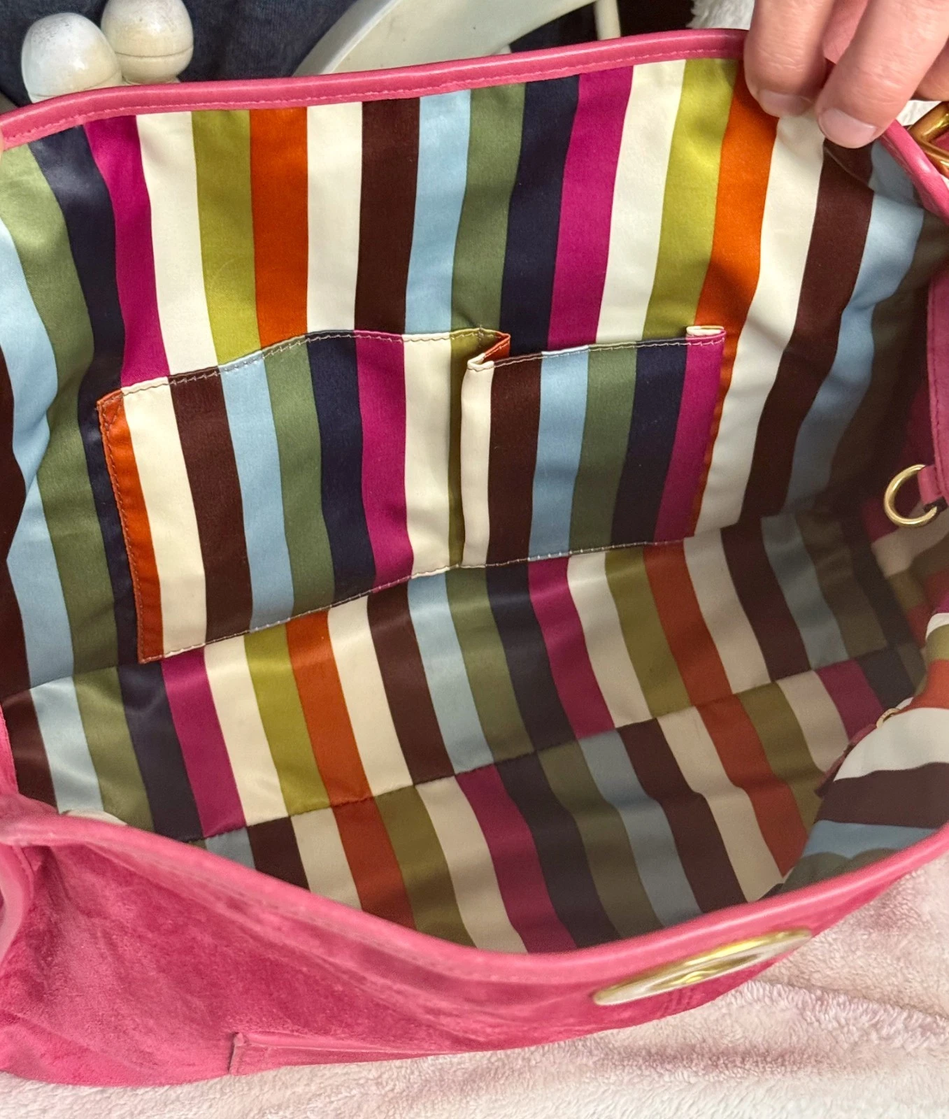 Coach 12797 Raspberry Bleecker Haversack Bag Limited Edition Rare Vintage 2008