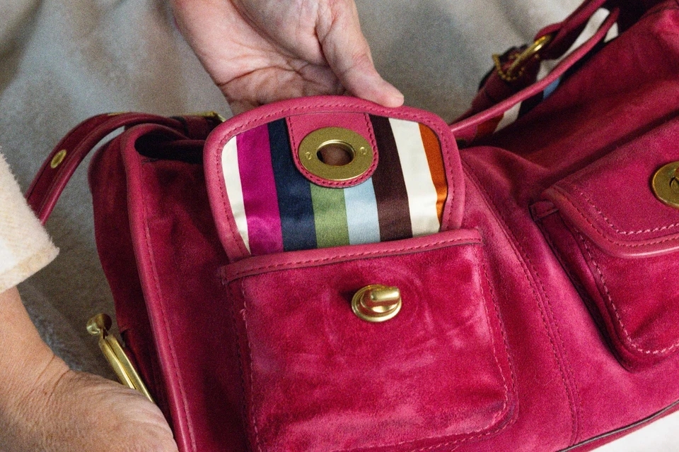 Coach 12797 Raspberry Bleecker Haversack Bag Limited Edition Rare Vintage 2008