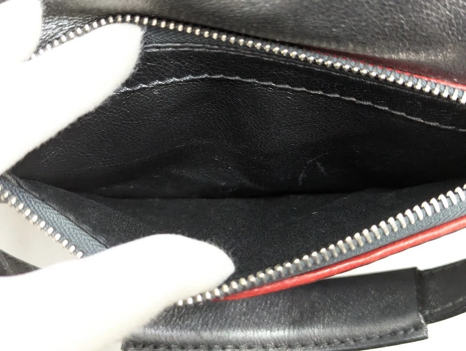 Chloe Paddington Leather Boston Bag Padlock Key Metal Gray Silver Authentic