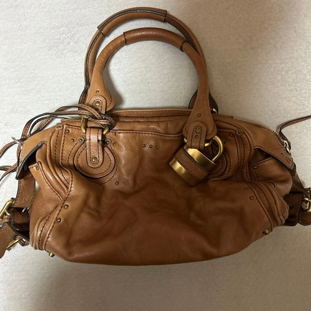 DDP Rare Chloe Betty Paddington Leather y2k bag with pockets