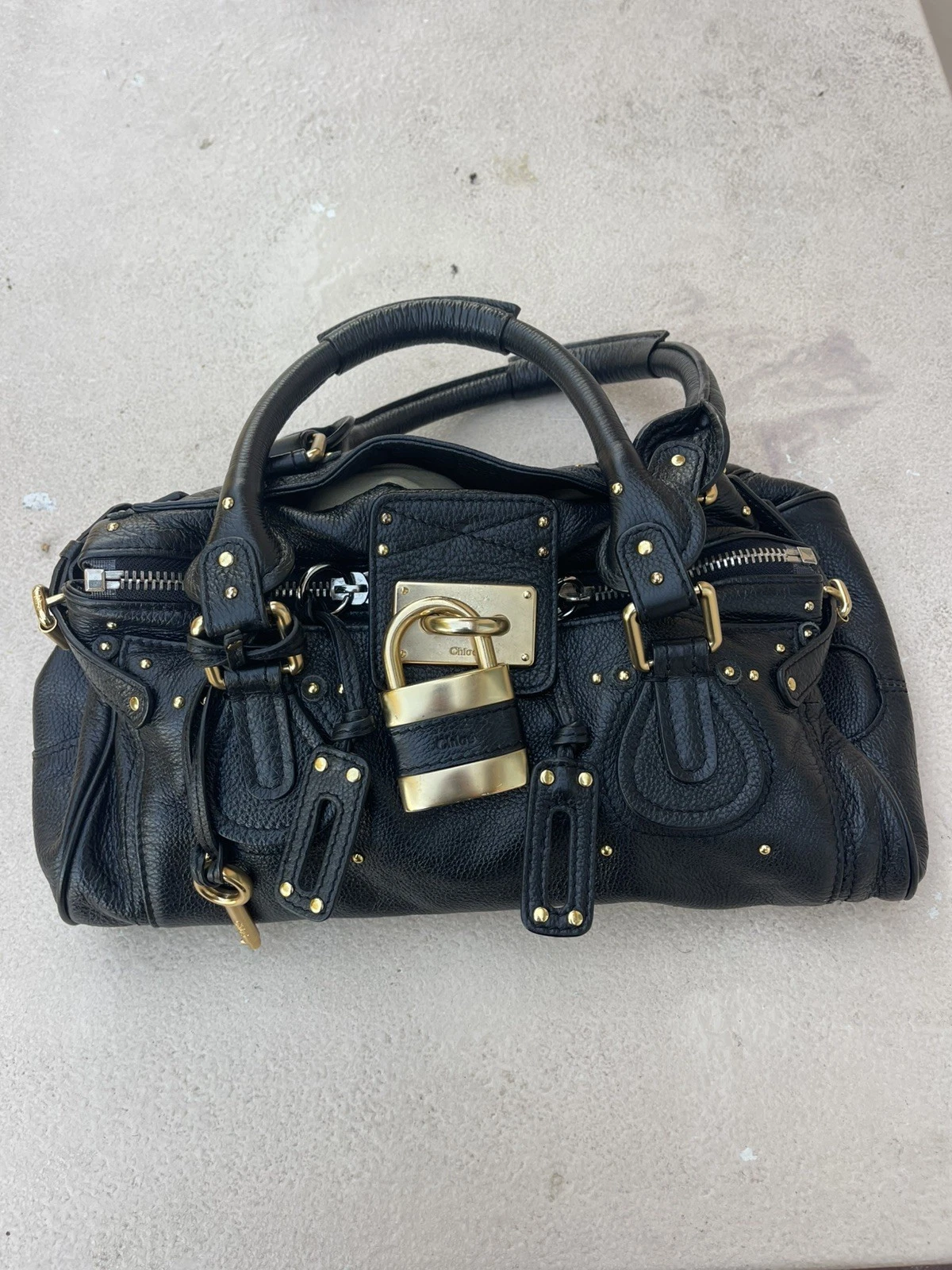 Chloe Hand Bag Paddington Black Black Leather 2885871