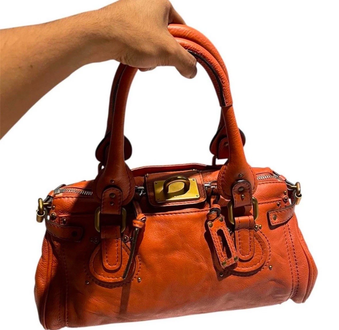 Chloe Paddington Iconic Bag Seen on Kate Mos