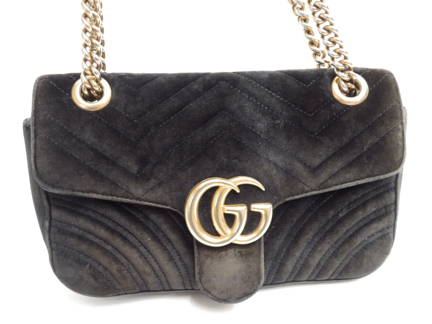 Gucci Vintage GG PVC Leather Sherry Line Mini Boston Bag Authenticity From Japan