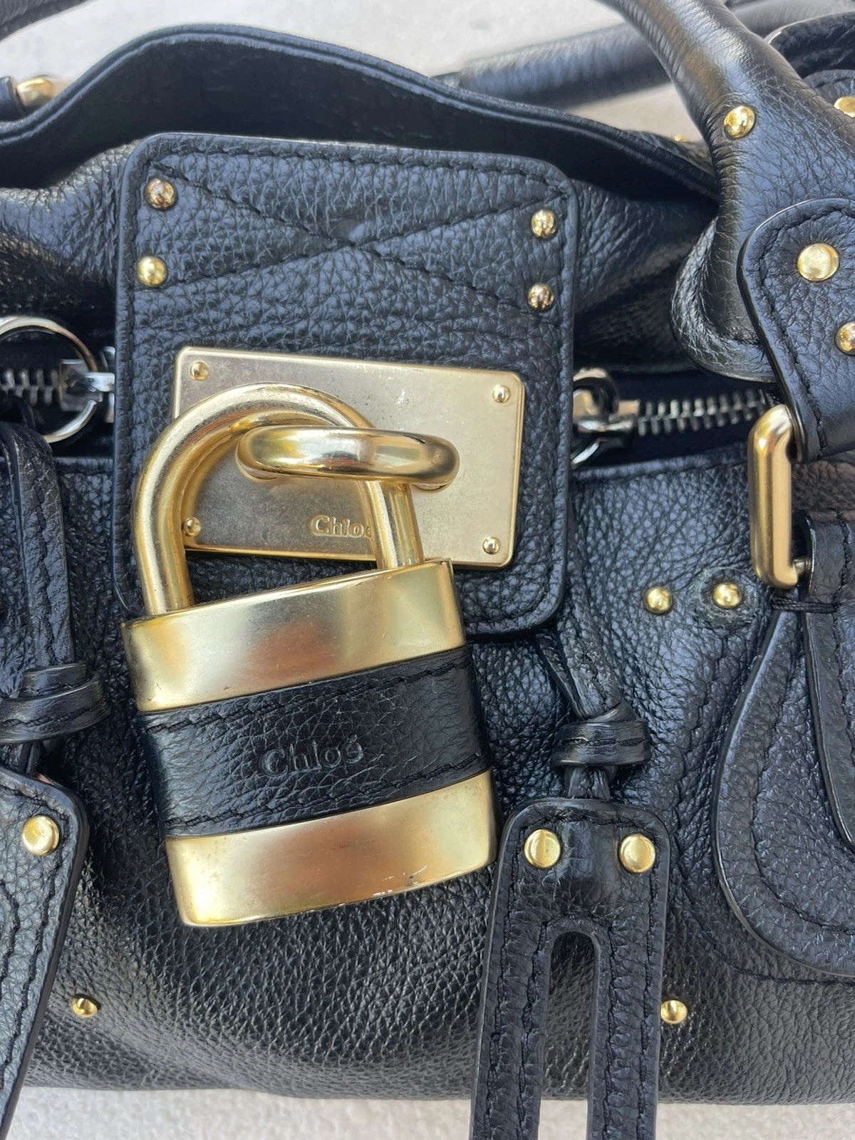 Chloe Hand Bag Paddington Black Black Leather 2885871