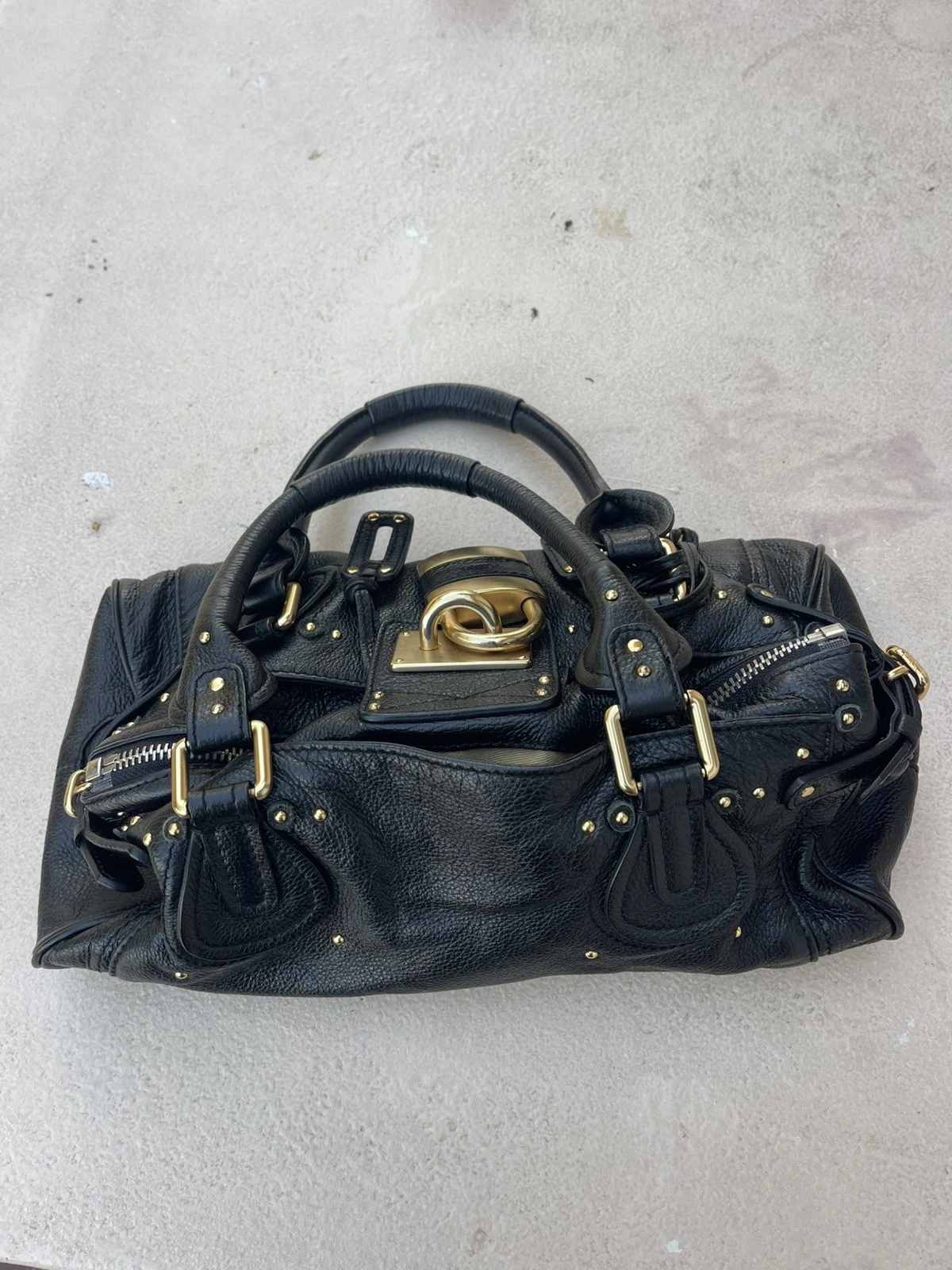 Chloe Hand Bag Paddington Black Black Leather 2885871