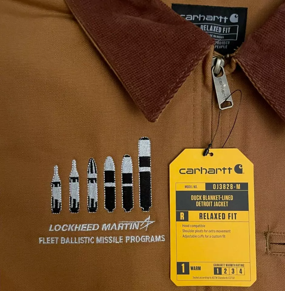 Lockheed Martin ICBM Carhartt Duck Detroit Jacket