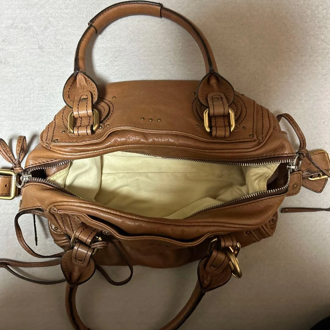 DDP Rare Chloe Betty Paddington Leather y2k bag with pockets