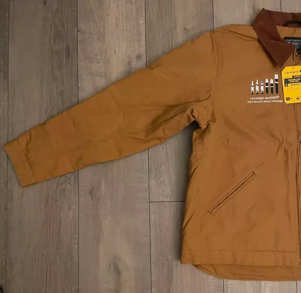 Lockheed Martin ICBM Carhartt Duck Detroit Jacket