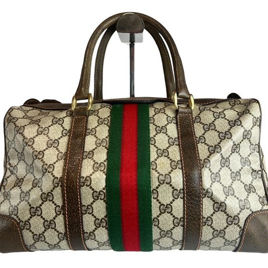 Authentic Gucci GG Marmont V Stitch Suede Chain Shoulder Bag