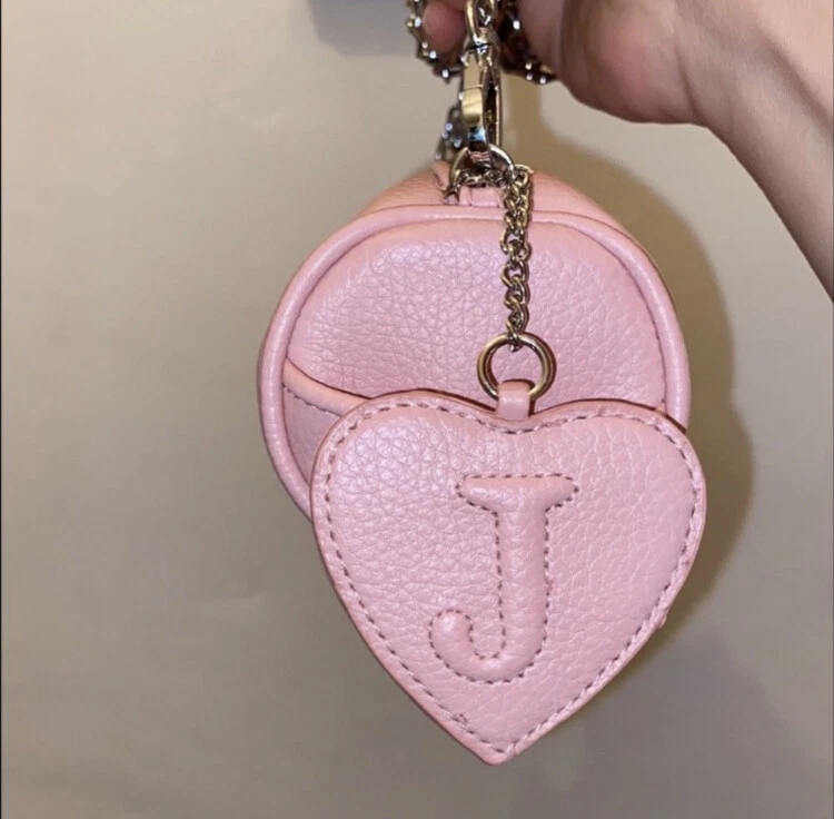Y2K Juicy Couture Barbie Baby Pink Leather Mini Barrel Bag Tootsie Roll Princess