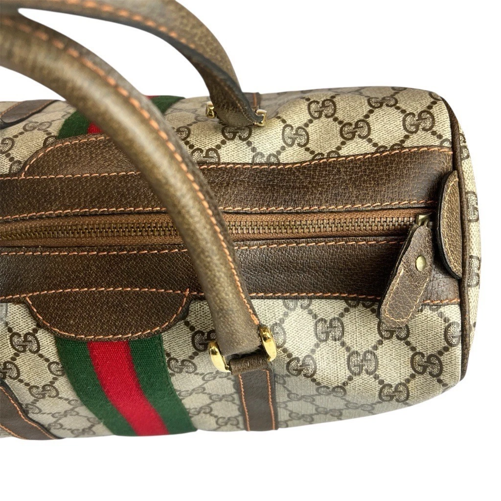 Authentic Gucci GG Marmont V Stitch Suede Chain Shoulder Bag