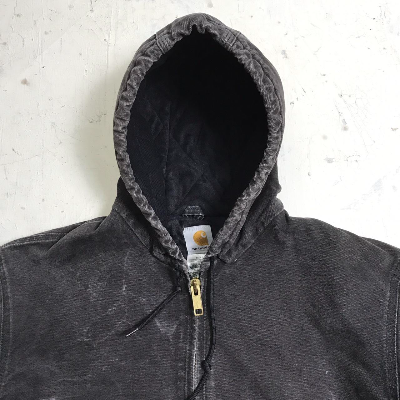 Carhartt Men's Black and Grey Coat