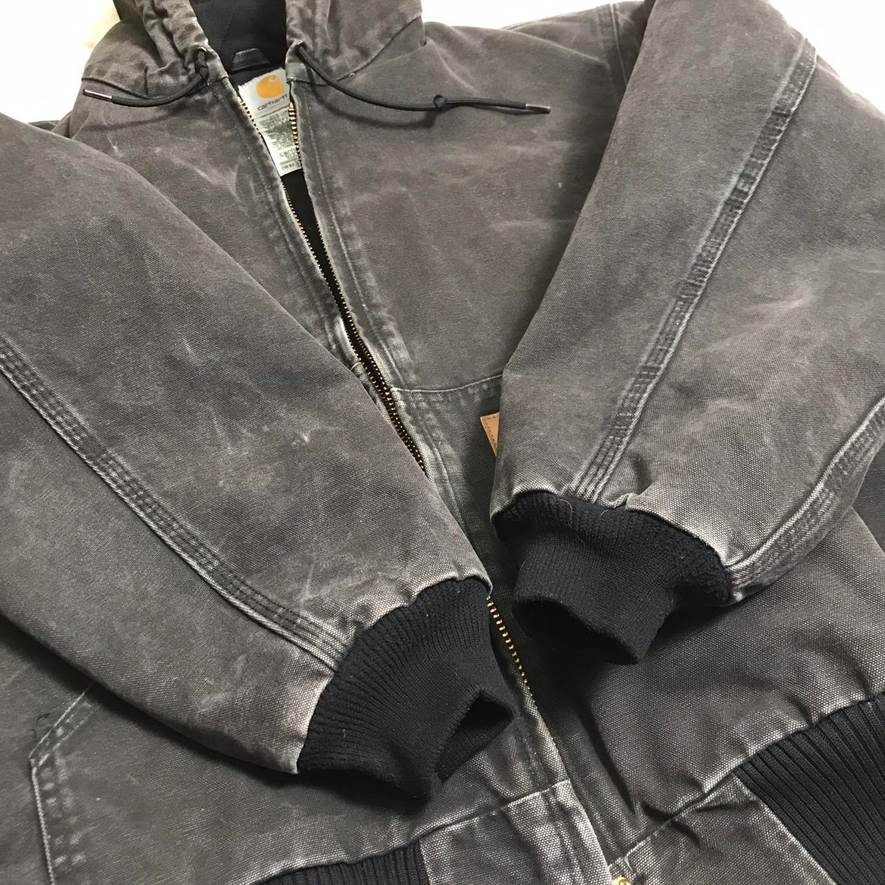 Carhartt Men's Black and Grey Coat