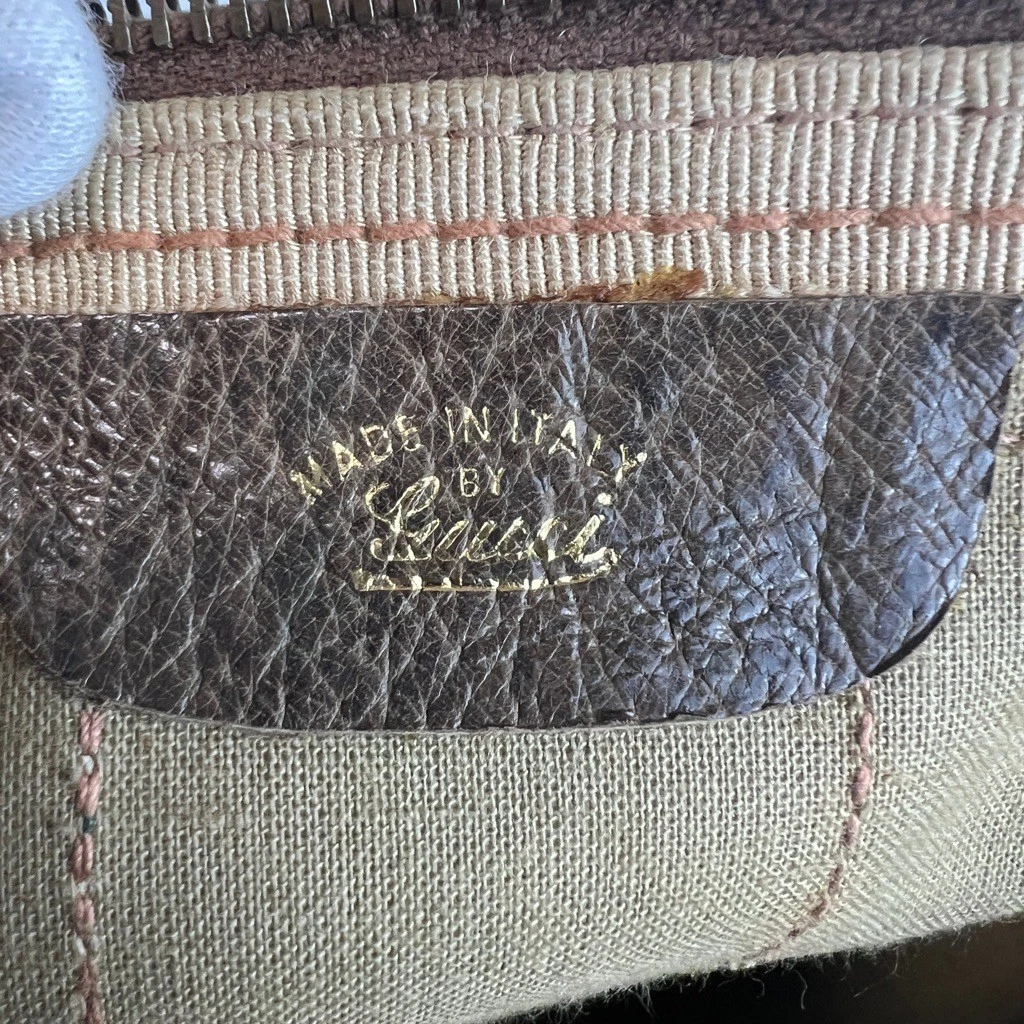 Authentic Gucci GG Marmont V Stitch Suede Chain Shoulder Bag