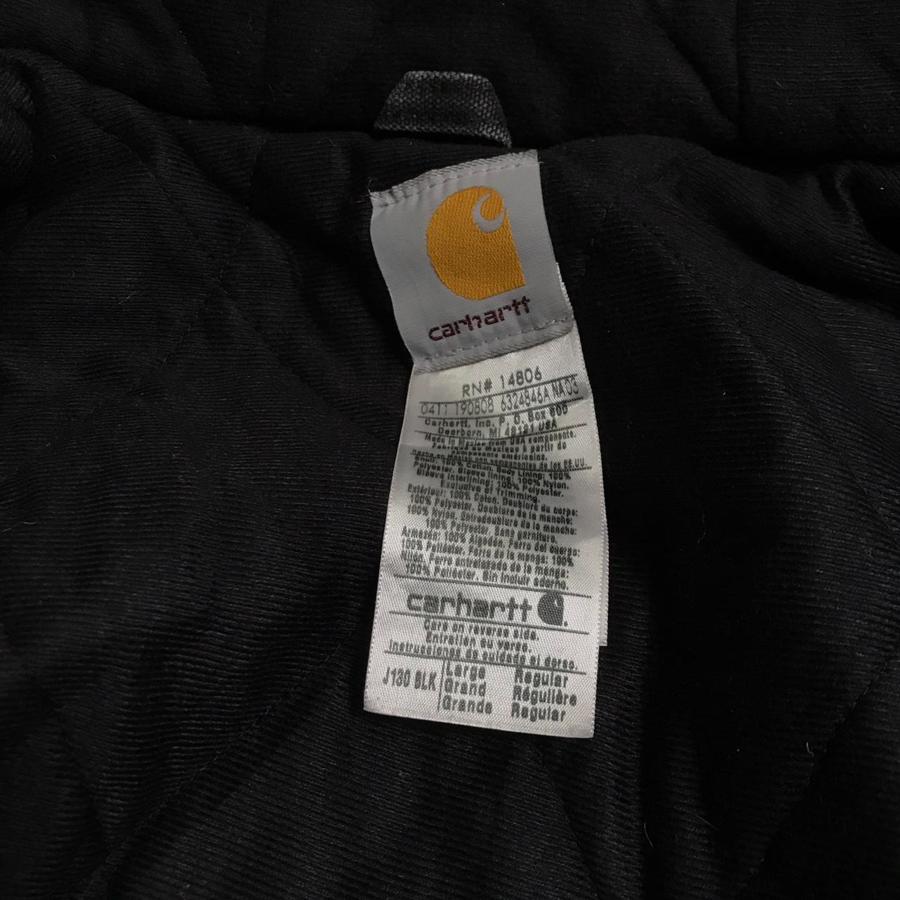 Carhartt Men's Black and Grey Coat