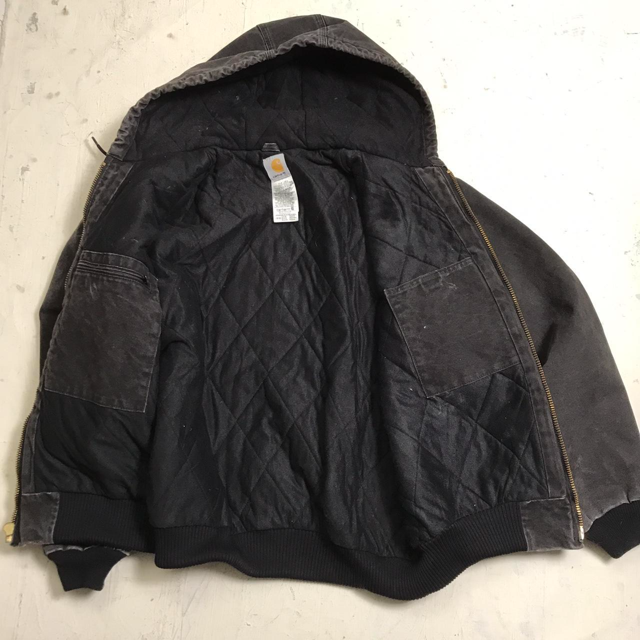 Carhartt Men's Black and Grey Coat