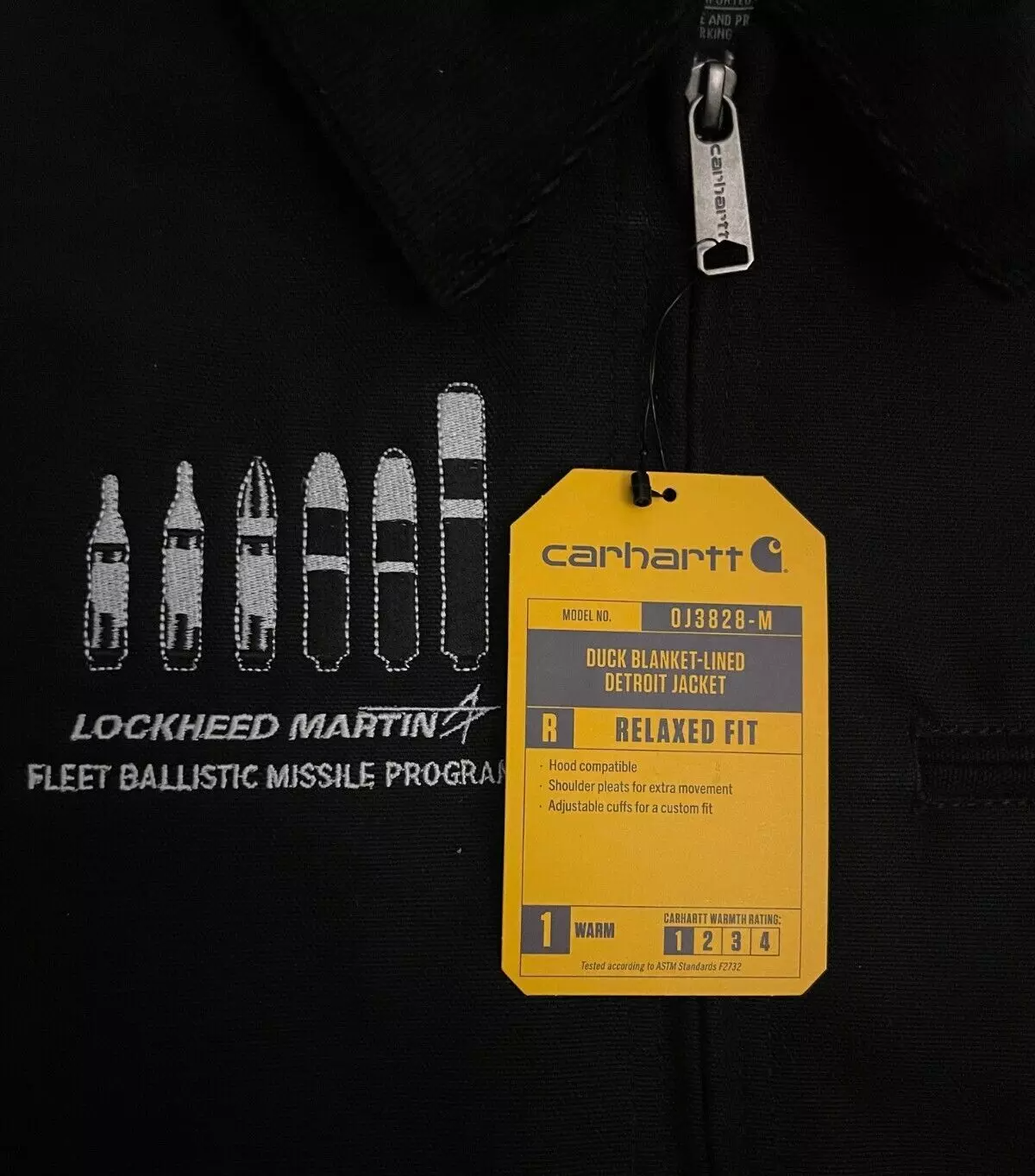 Lockheed Martin ICBM Carhartt Duck Detroit Jacket