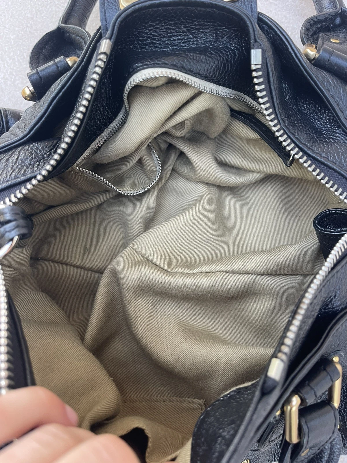 Chloe Hand Bag Paddington Black Black Leather 2885871