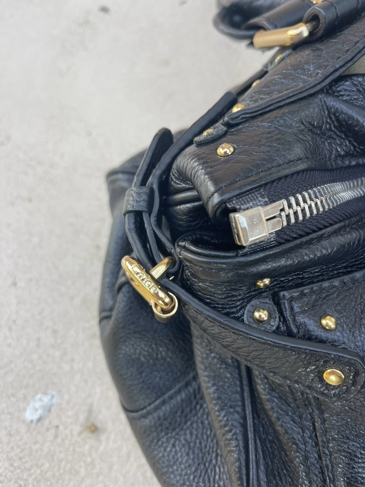 Chloe Hand Bag Paddington Black Black Leather 2885871