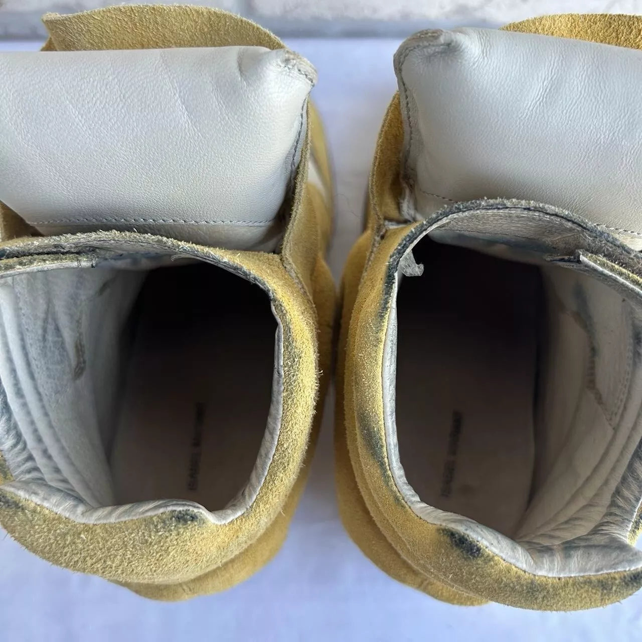 Isabel Marant Bekett 'Americana Bayley' Wedge Sneakers – Yellow Suede – Hidden Heel – Rare Color